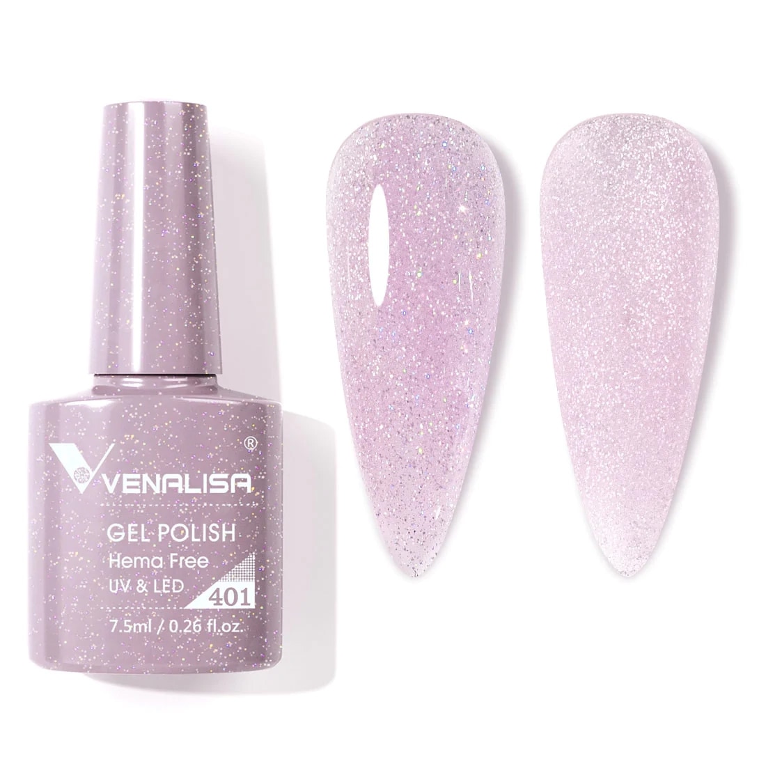 Oja Semipermanenta Hema Free, Venalisa, 401 roz mineral lucios
