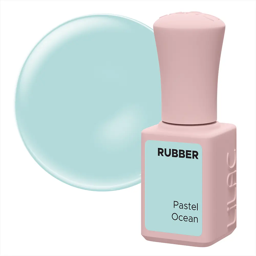 Oja semipermanenta Lilac, Rubber, Pastel Ocean, 6 g