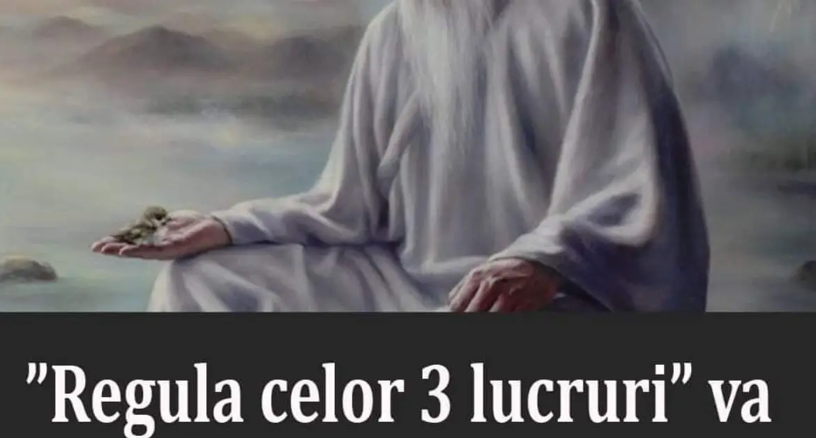 Descoperă Regula Celor Trei Lucruri pentru o Viață Fericită