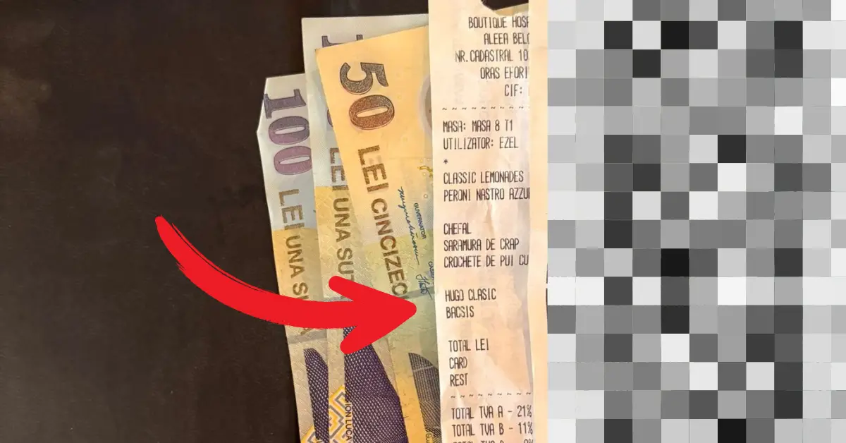 Bacșiș de criză sau gest eco? Nota de plată care a făcut internetul să râdă